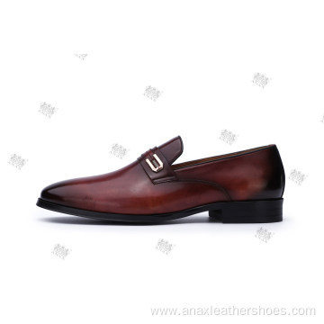 Newest Customized Loafer Fashion Leather Men Shoes